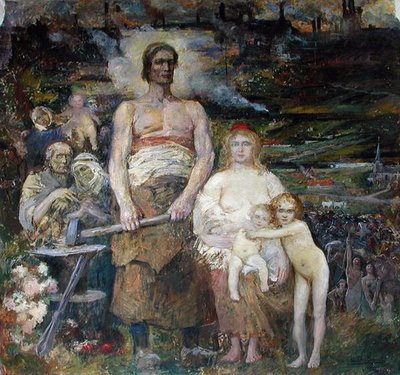 Hacia la emancipación, de la Salle Pierre de Roubaix, 1913 de Louis Charles Spriet